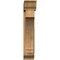 Ekena Millwork Imperial Traditional Rough Sawn Bracket w/ Offset Brace, Western Red Cedar, 8"W x 34"D x 42"H BKT0806X34X42IMP01RWR - alternate 2